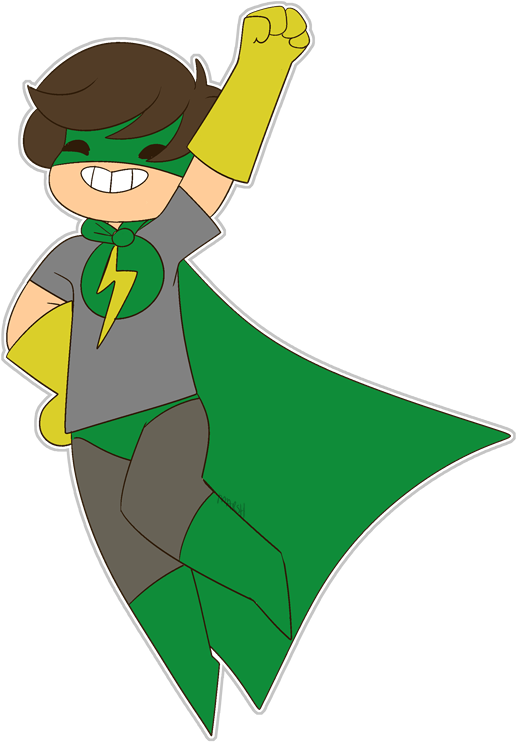 Poweredd By Kiwi-kidd - Cartoon (526x750)