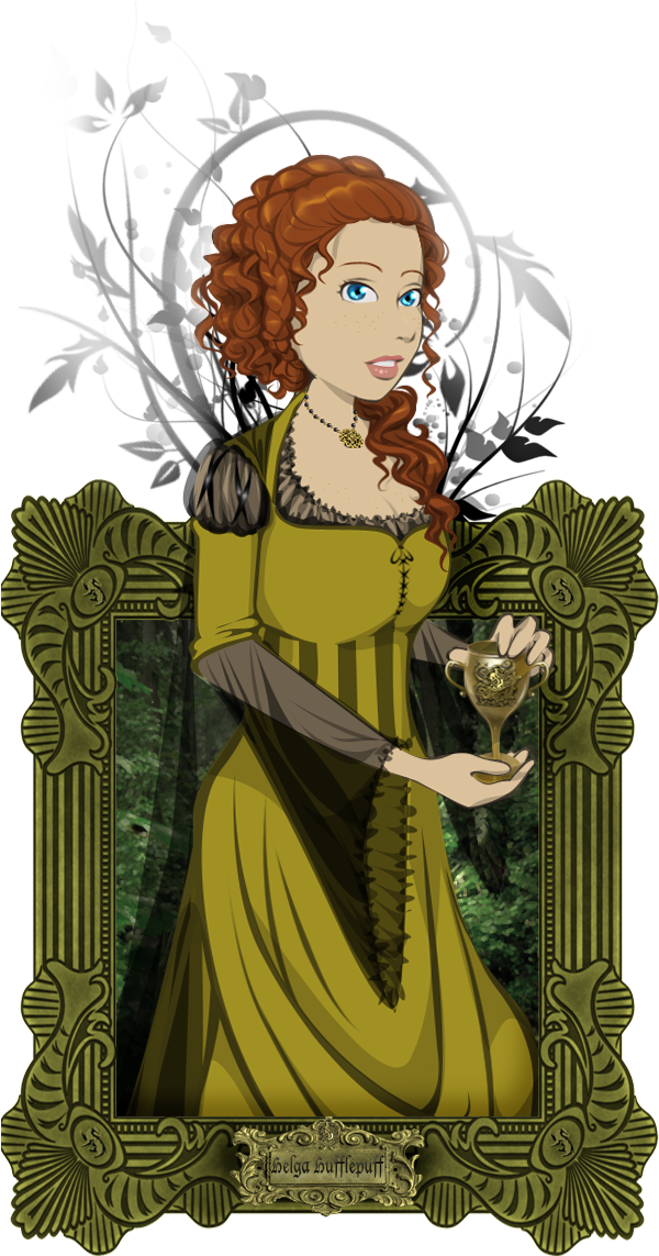 Ravenclaw House Helga Hufflepuff Rowena Ravenclaw Harry - Helga Hufflepuff Png (600x1200)