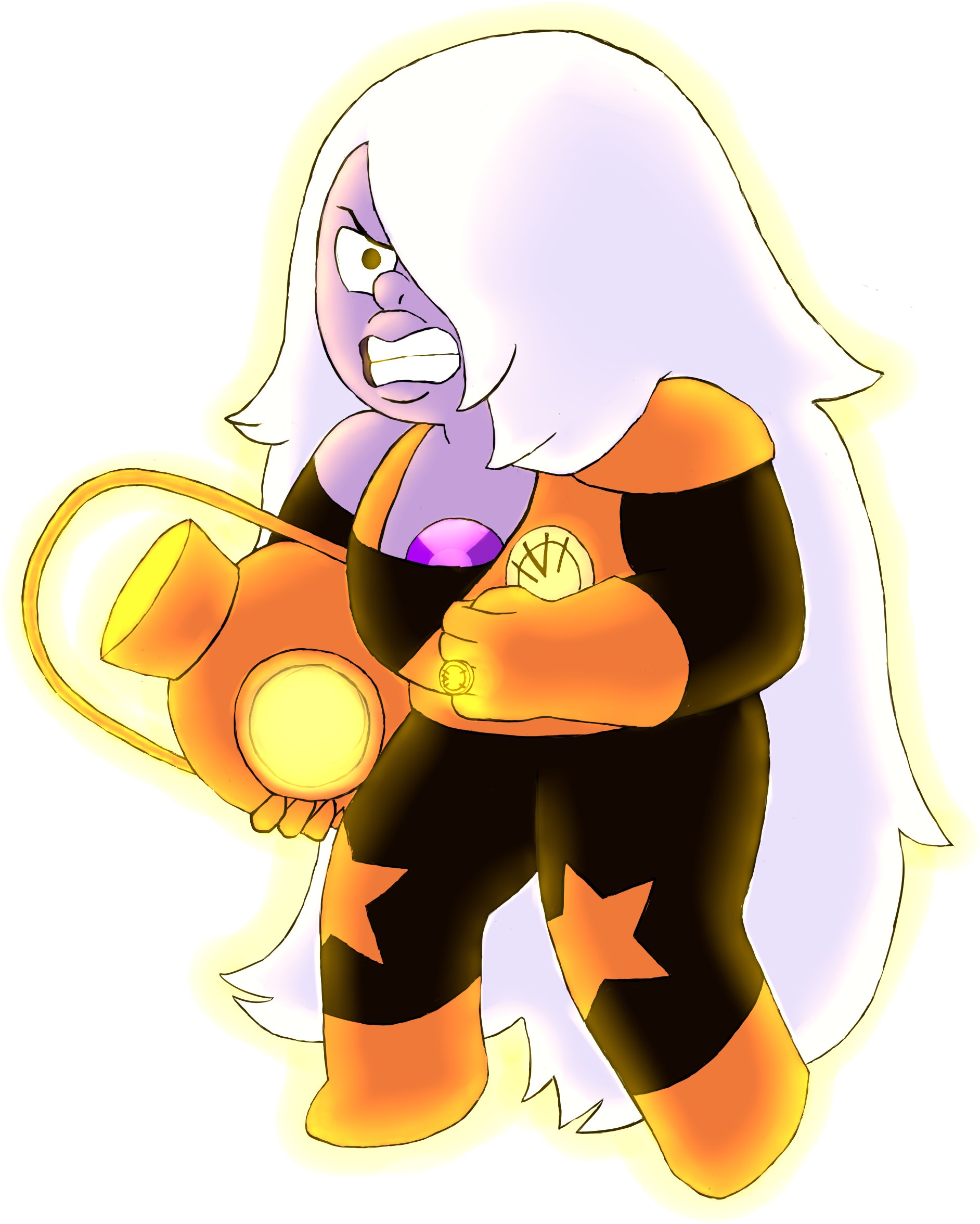 Orange Lantern Clipart - Amethyst (2100x2600)