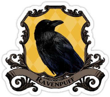 Ravenpuff House Crest » Par Sedatedartist - Gryffinclaw & Ravendor (375x360)