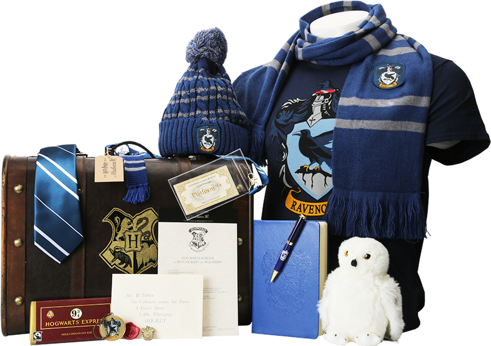 Ravenclaw Hogwarts Gift Trunk - Ravenclaw House (1055x1200)