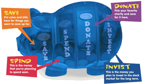 Keeping Up With Their Friends At School Perhaps You - Money Savvy Piggy Bank (500x307)
