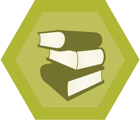 Stacked Books Icon For Education - Icon Education Resources Png (480x413)