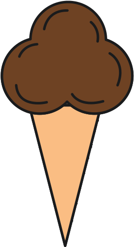 Ice Cream In Cone - Cream (550x550)