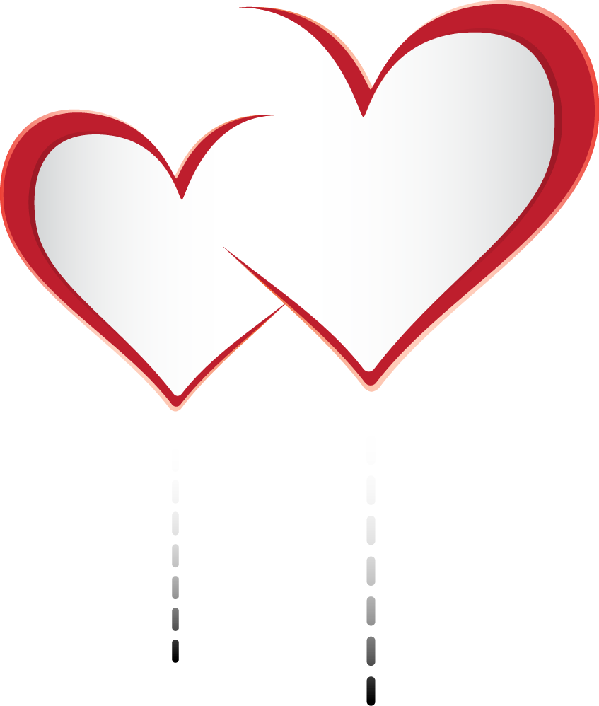 Heart Clipart Clipart Hollow Heart - Heart (847x998)
