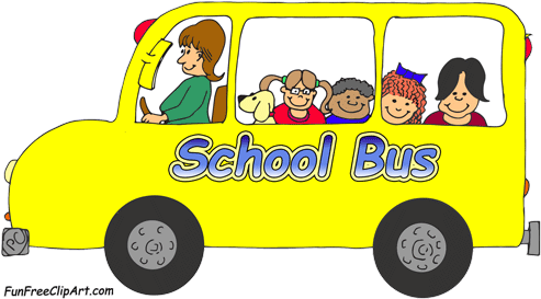 A School Bus Driver Has Been - Happy School Bus Clip Art (500x293)