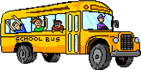 Bus Clipart Animated Gif - Wheels On The Bus Gif (500x241)