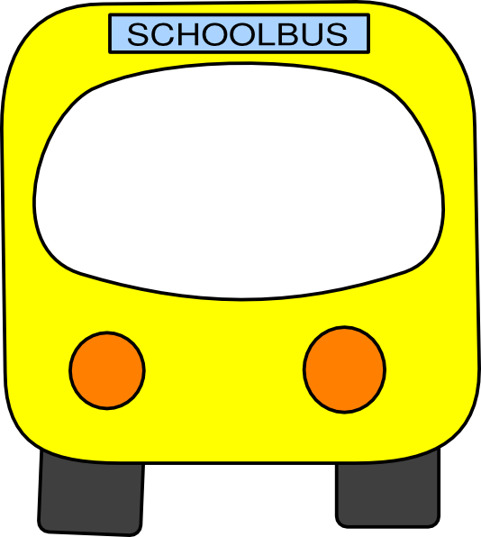 School Bus Clipart Image Little Yellow School Bus In - School Busses Clipart (534x596)