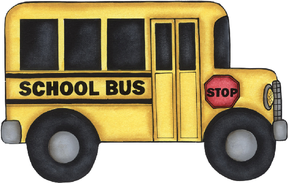 Funny School Bus Cartoon For Kids - Wheels On The Bus Printable (600x600)