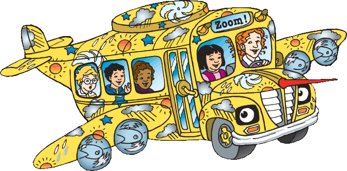 Magic School Bus Clipart - Magic School Bus Cartoons (710x351)