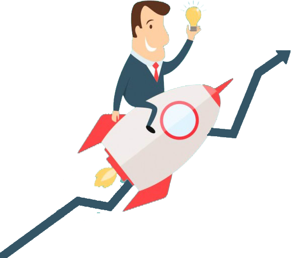 A Kickstarter To Your Ideas And Campaigns With Great - Man Flat Png (579x513)