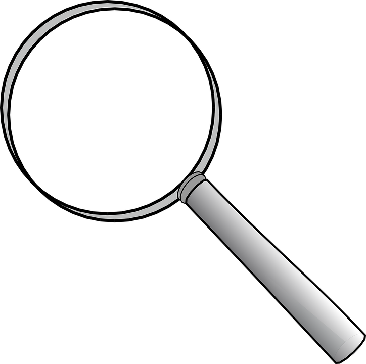 Lens Clipart Science Tool - White Magnifying Glass Clipart (724x720)