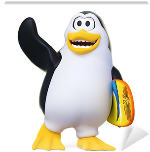 Fotobehang Surfer Pinguïn Zwaaien Hallo Broer • Pixers® - King Penguin (400x400)