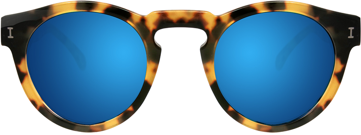 Sunglass Clipart Glass Lens - Blue And Tortoise Shell Sunglasses (1260x756)