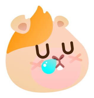 Cavia Oho Stickers Messages Sticker-9 - Illustration (408x408)