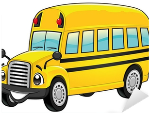 Funny School Bus - Çizgi Otobüs Resmi (400x400)