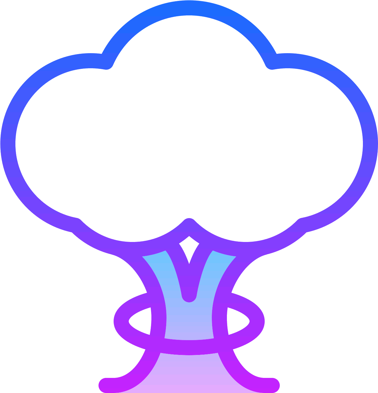 Mushroom Cloud Icon - Mushroom Cloud Icon (1600x1600)