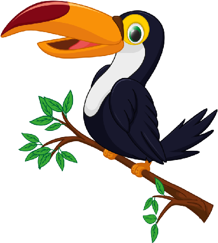 Toucan Bird Image - Cartoon Toucan (1127x1280)