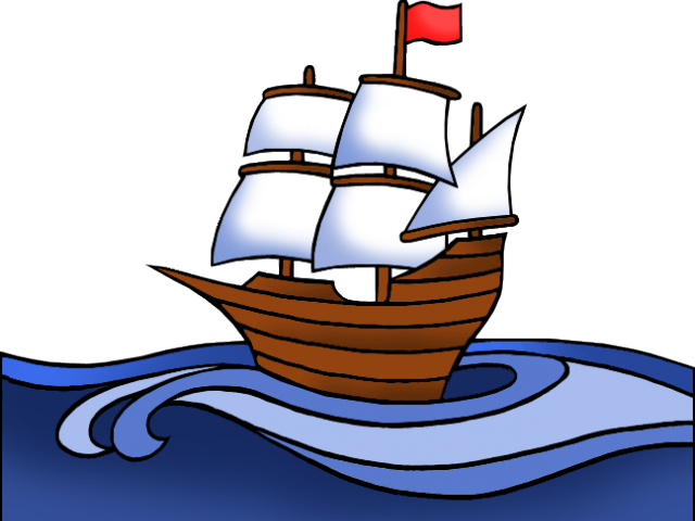 Ship Clipart Colonial - Colonial Ship (640x480)