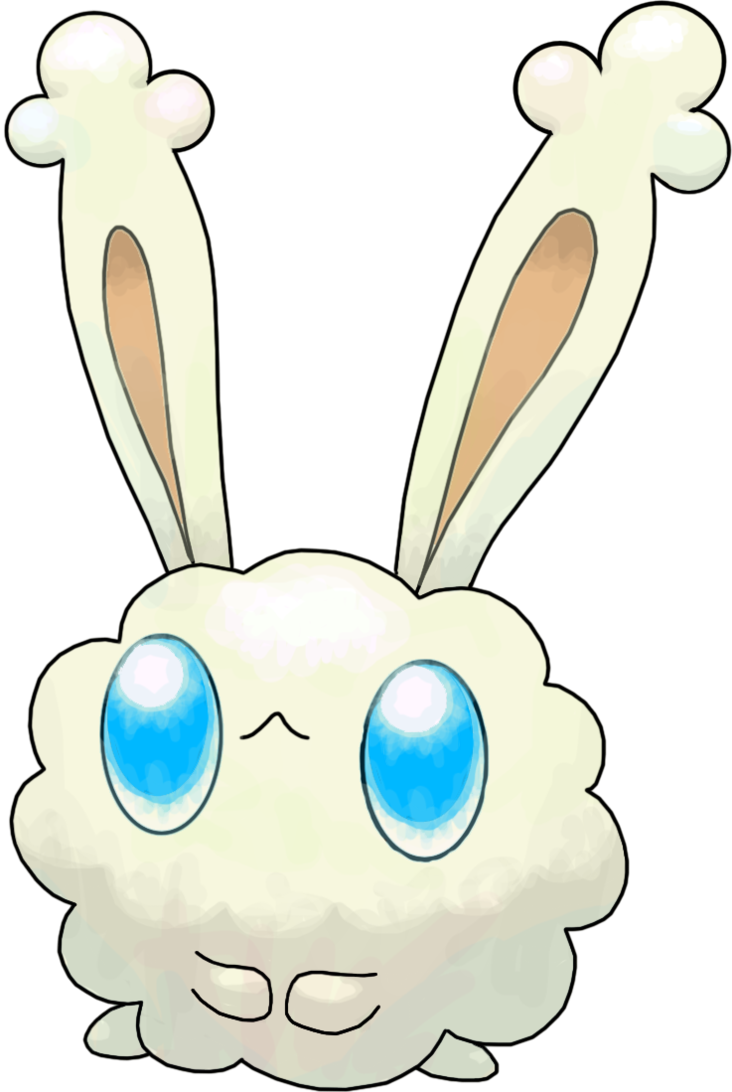 Dust Bunny Commission By Smiley-fakemon - Pokemon That Look Like Bunnies (737x1099)