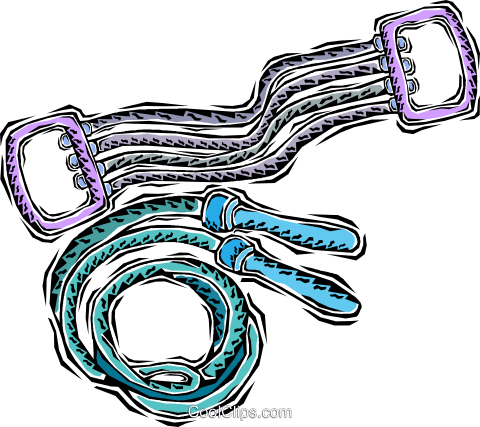 Exercise Equipment Royalty Free Vector Clip Art Illustration - Exercise Equipment (480x427)