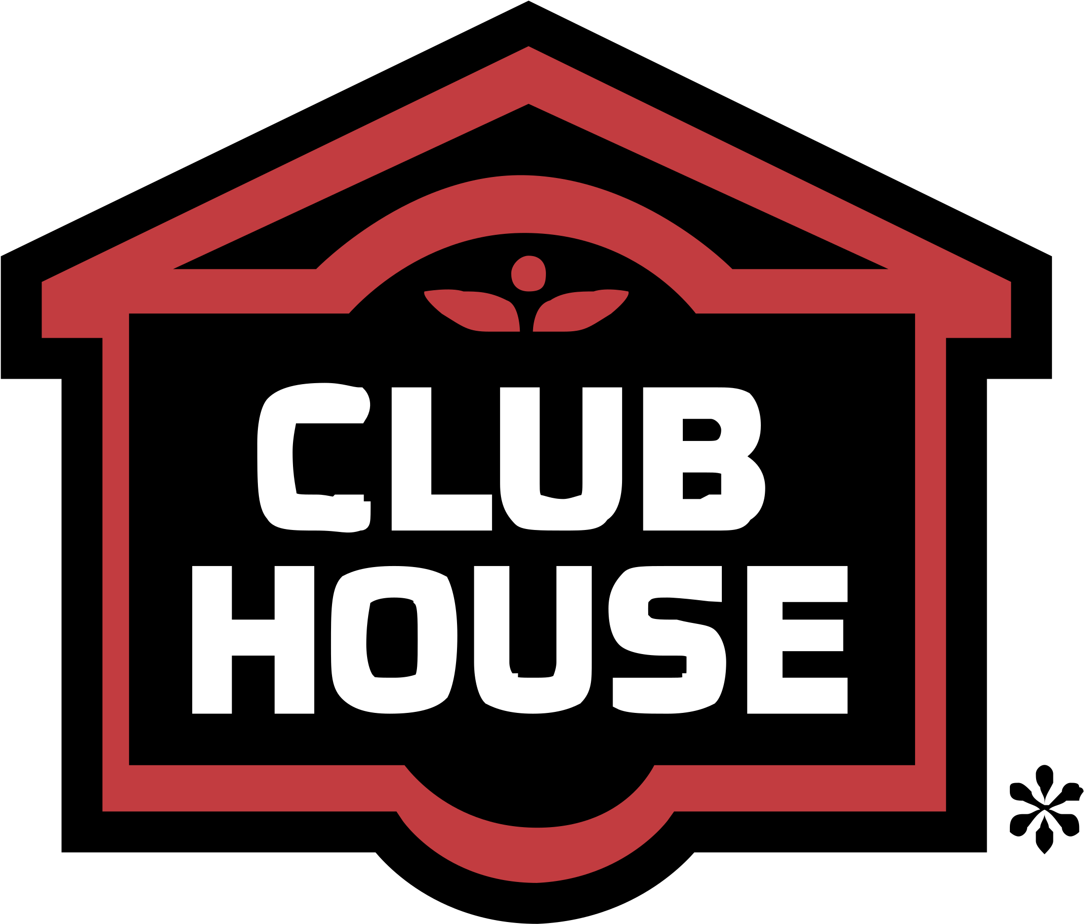 Club House Logo Png Transparent - Club House Clip Art (2400x2400)