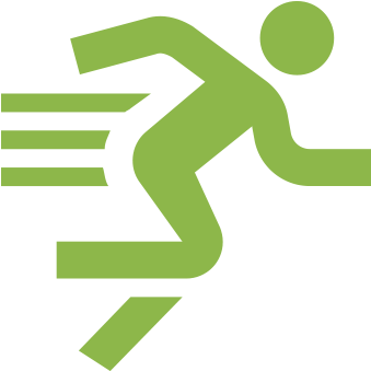 Running Icon - Transparent Background Running Icon (400x400)