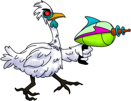 Cn Collab Chicken From Outer Space By Wickfield - The Chicken From Outer Space (600x432)