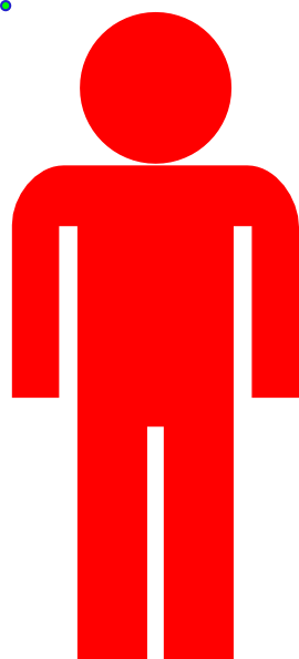 How To Set Use Human Icon Red Svg Vector - Clip Art (270x595)