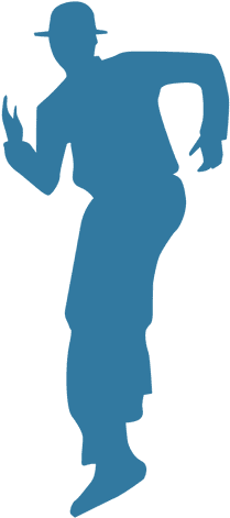 Hip Hop Dancer Man Silhouette - Dance (512x512)