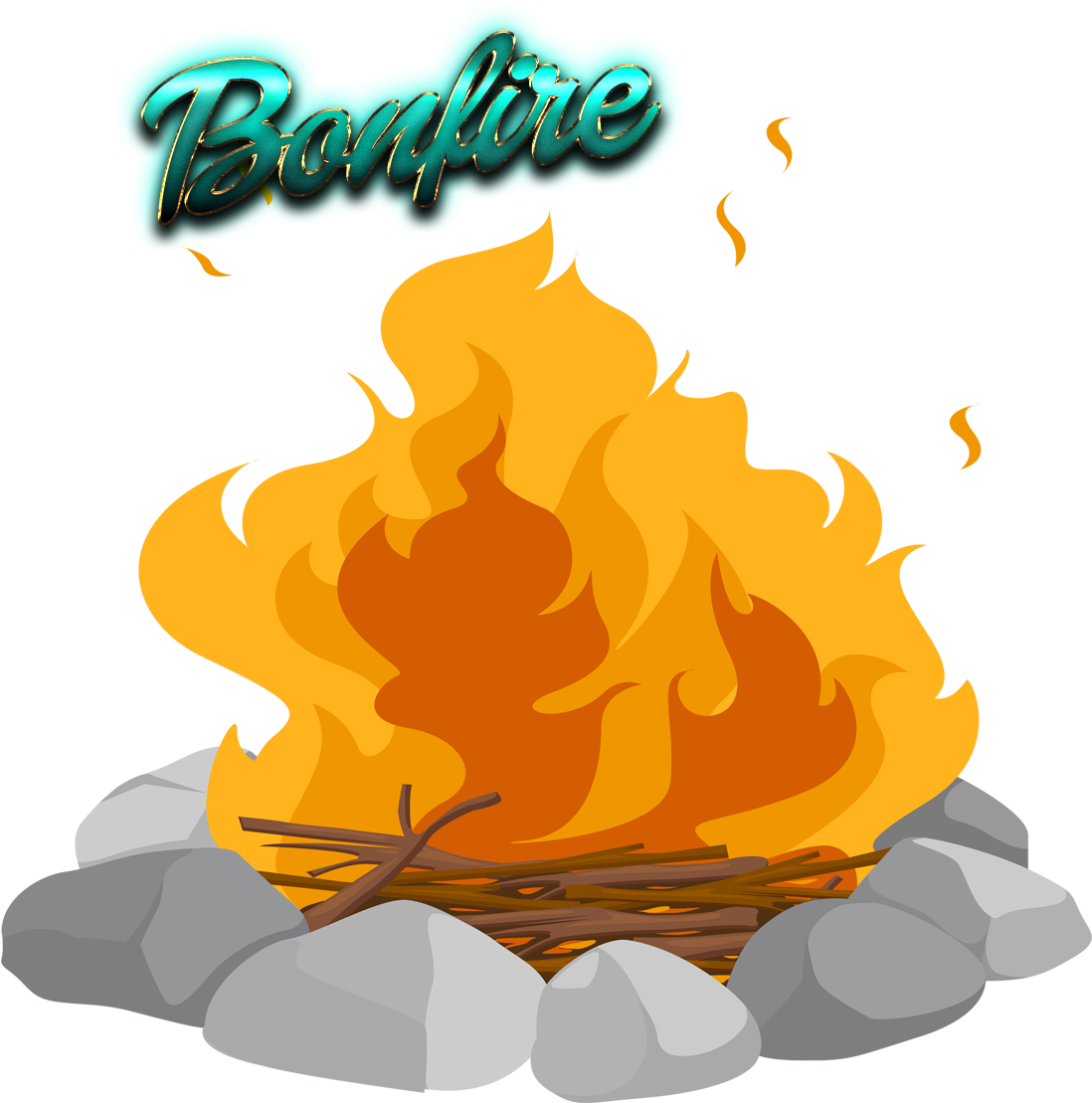 Bonfire Free Png Image - Campfire Vector (1920x1200)