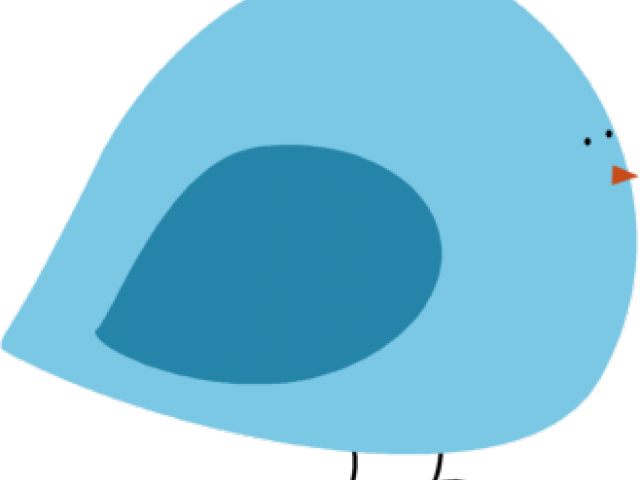 Blue Bird Clipart - Twitter (640x480)