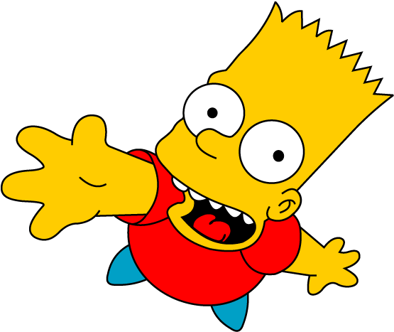 Margaret "maggie" Simpson ,es La Tercera Hija Del Matrimonio - Bart Simpson (555x467)