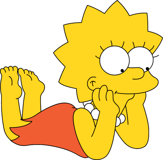 Lisa Simpson Bart Simpson Marge Simpson Maggie Simpson - Pies De Lisa Simpson (1024x1009)