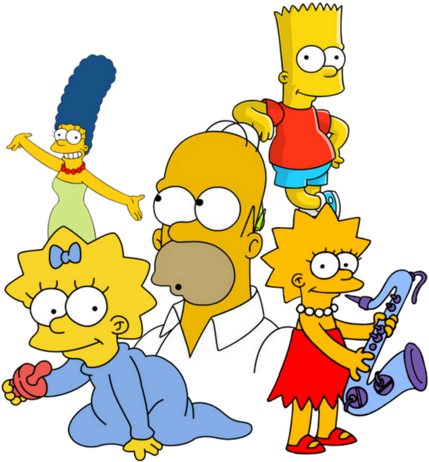 Maggie Simpson Bart Simpson Lisa Simpson Homer Simpson - Maggie Simpson (1458x1600)