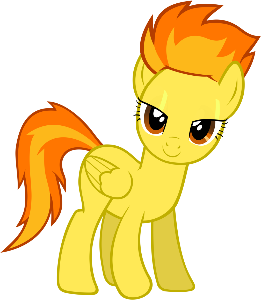 Suitless Hurricane Spitfire By Baumkuchenpony Suitless - Little Pony Friendship Is Magic (1024x1176)