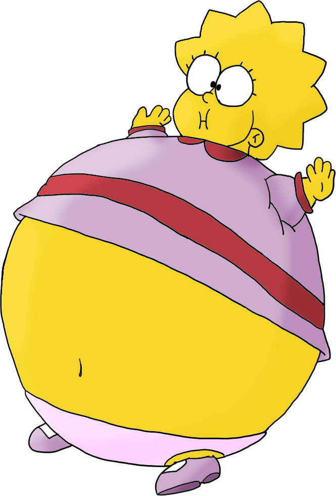 Maggie Simpson Crying Download - Lisa Simpson Inflated (665x979)