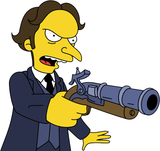 Burns Homer Simpson Bart Simpson Marge Simpson Maggie - Young Mr Burns Simpsons (514x487)