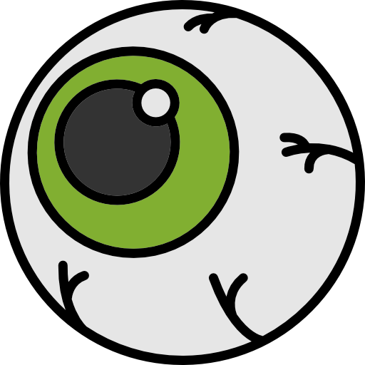 Cartoon Eyeball Images - Halloween Eyeball Clip Art (512x512)