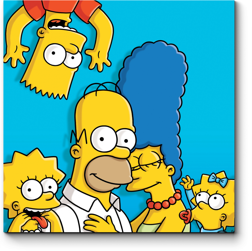 Bart Simpson Maggie Simpson Marge Simpson Homer Simpson - Simpsons (1400x1050)
