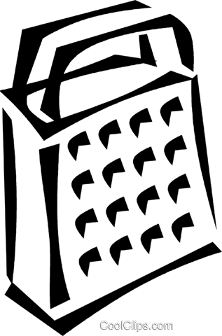 Cheese Grater Royalty Free Vector Clip Art Illustration - Cheese Grater Royalty Free Vector Clip Art Illustration (317x480)