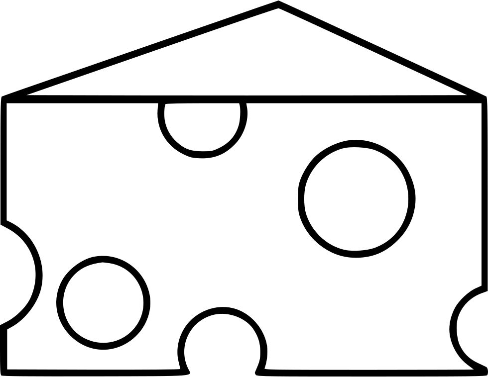 Cheese Comments - Line Art (980x758)