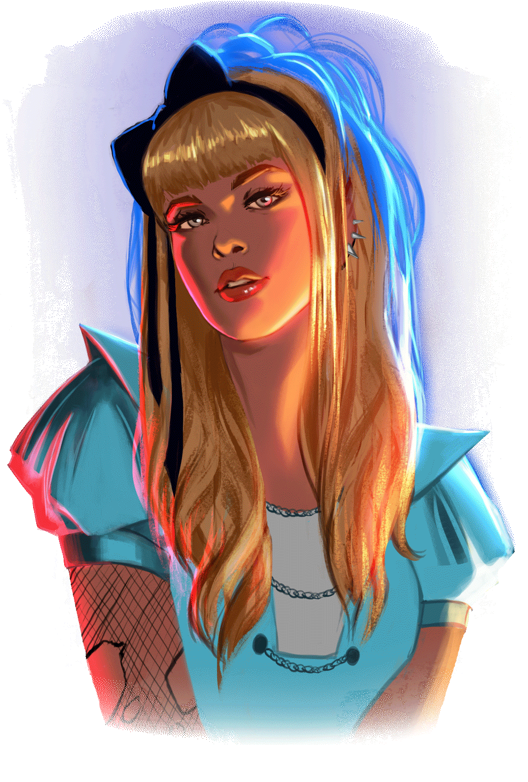 Enter Wonderland As Alice - Illustration (1534x1714)