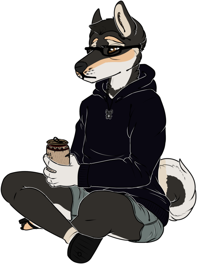 Furry Garbage Redux By Lynels - Sitting (772x1035)