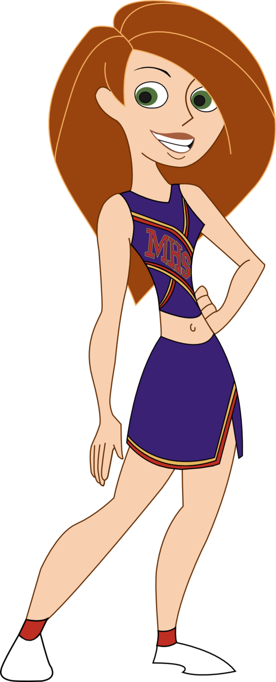 Kp - Kim Possible Cheerleading Costume (569x1405)