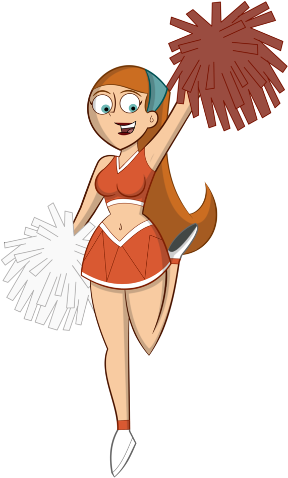 Cheerleader Jazz By Freeman2 - Cartoon (600x978)