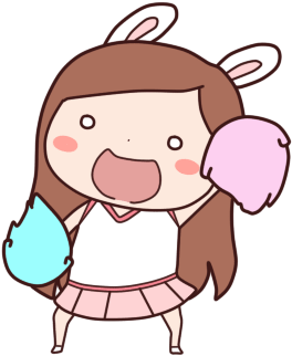 My Own Personal Cheerleader By Frappuchii - Kawaii Cheerleader (390x380)