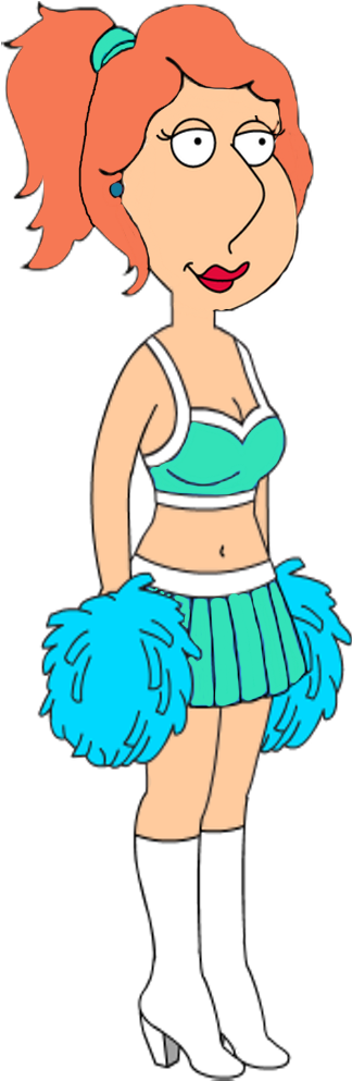 Lois Griffin As A Cheerleader By Darthranner83 - Family Guy Lois Cheerleader (466x992)