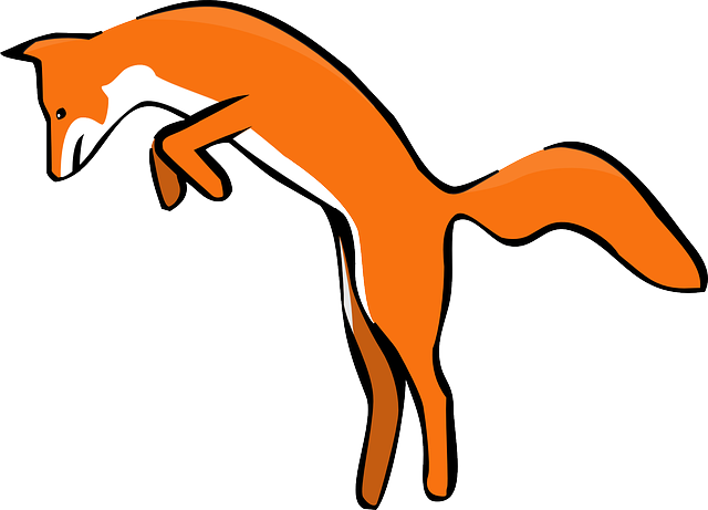 Animal, Leap, Mammal, Wild, Wildlife - Transparent Background Fox Clipart (640x461)
