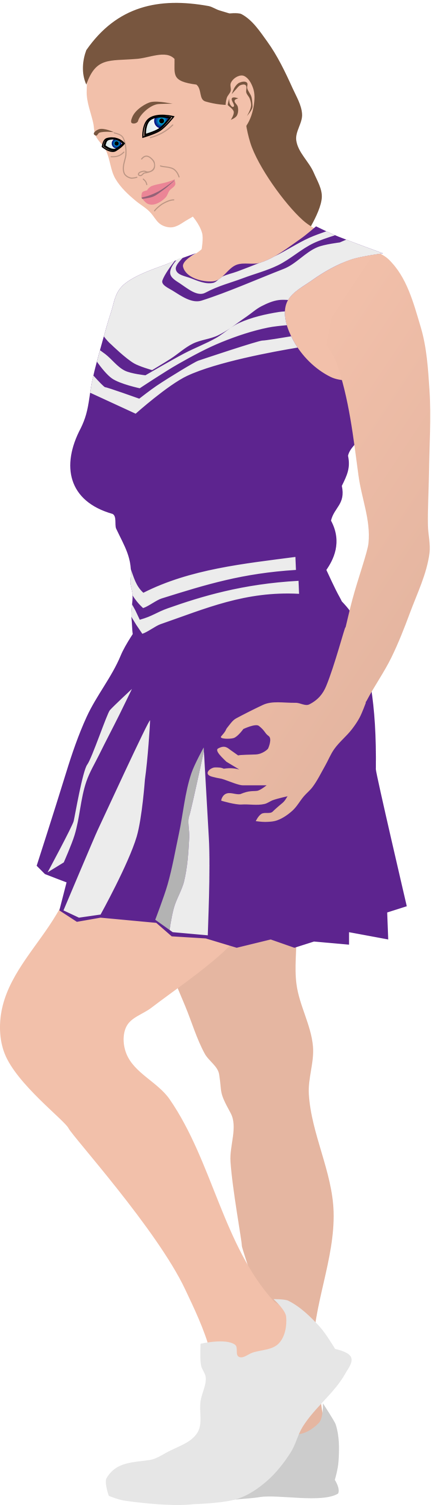 Similar Images For Cheerleader Clip Art - Cheerleading Clipart Transparent Background (860x3000)